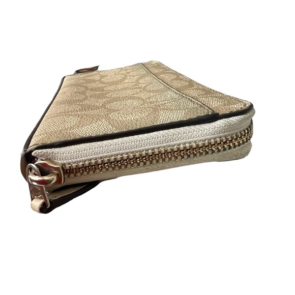 Coach Signature Zip Around Wallet - Picture 6 of 13